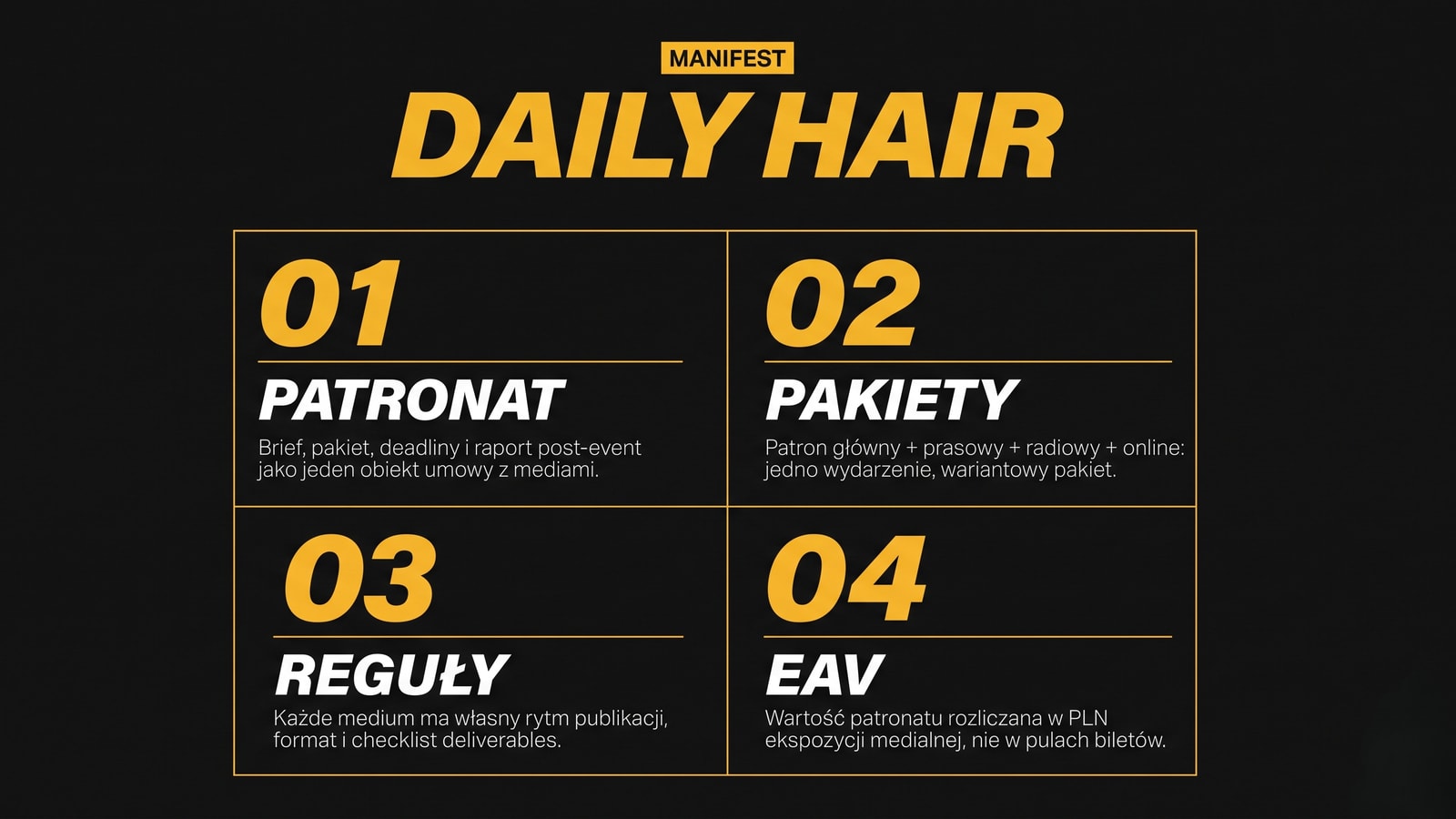 Cztery filary DailyHair odróżniające go od generycznych platform eventowych